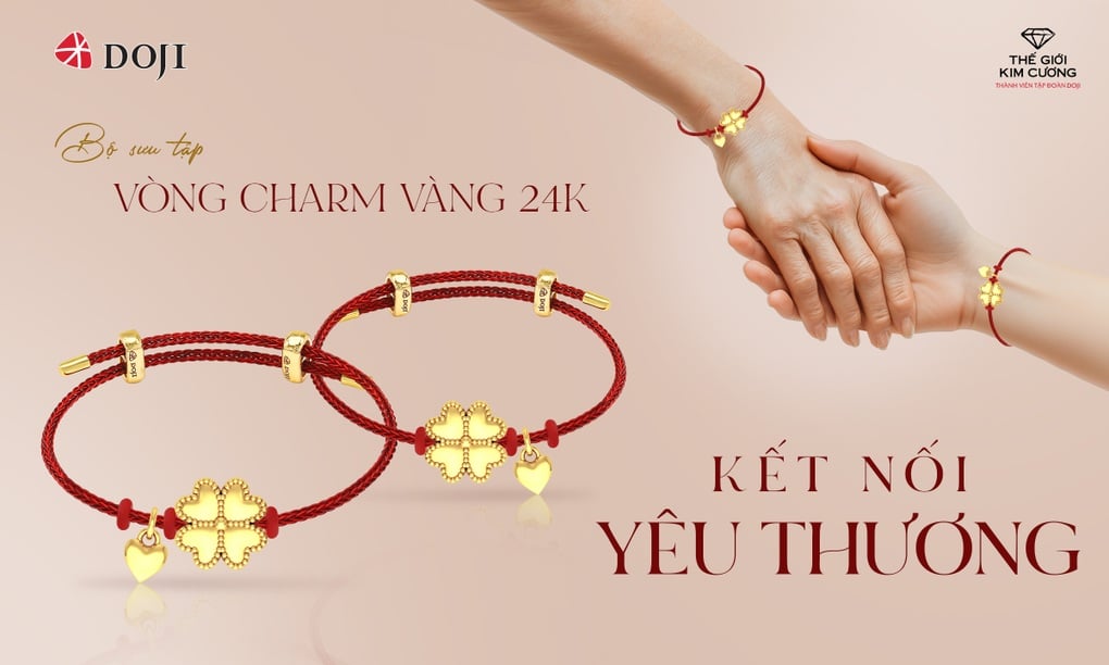 DOJI ra mắt bộ sưu tập charm vàng 24K mừng Ngày của mẹ - 1