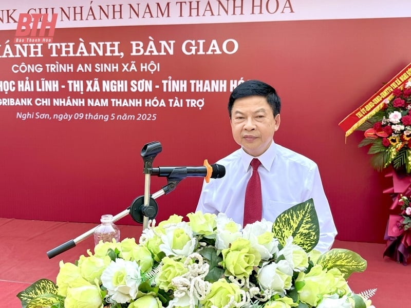 Khánh thành, bàn giao công trình trường tiểu học tại thị xã Nghi Sơn
