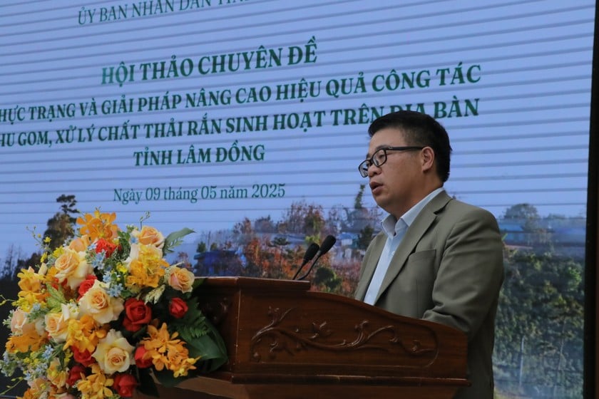 Ông Nguyễn Ngọc Phúc - Phó Chủ tịch UBND tỉnh Lâm Đồng cho rằng tỉnh nhà đang đối mặt với thách thức lớn từ chất thải sinh hoạt.