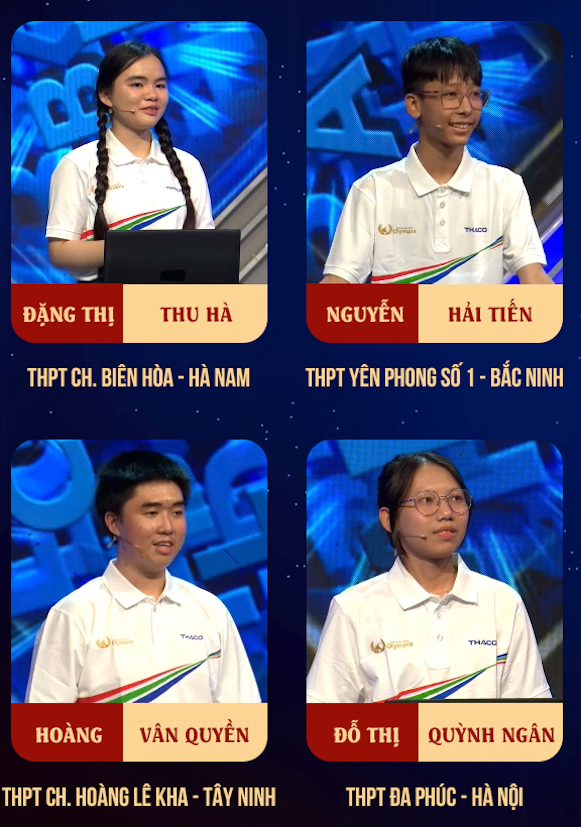 4 nhà leo núi tranh tài trong phần thi tuần này.
