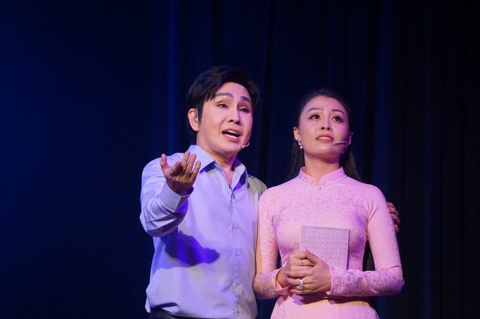 NSƯT Vũ Luân tạo sức hút mới cho vở cải lương "Chuyện tình Hàn Mặc Tử" - Ảnh 1.