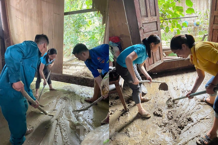 Les enseignants de « l'oasis » sont occupés à nettoyer l'école après l'inondation photo 9