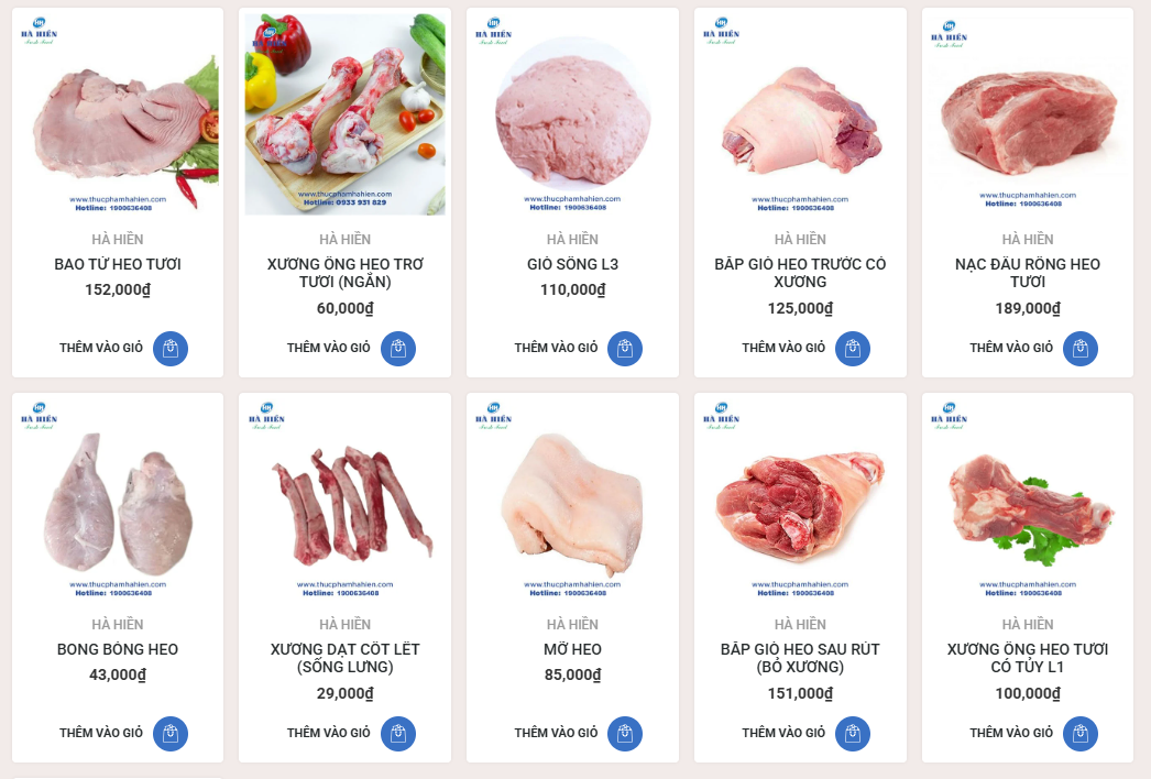 Giá thịt heo hôm nay 315