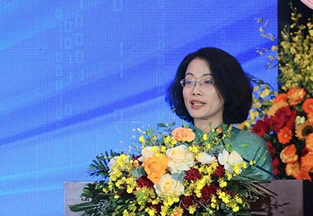 PGS.TS Phạm Thị Thanh Ngà, Viện trưởng Viện Khoa học Khí tượng Thủy văn và Biến đổi khí hậu. (Ảnh: Bộ KH&amp;CN)