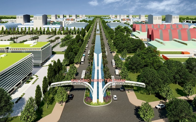 Perspektive des Industrieparks Tien Thanh