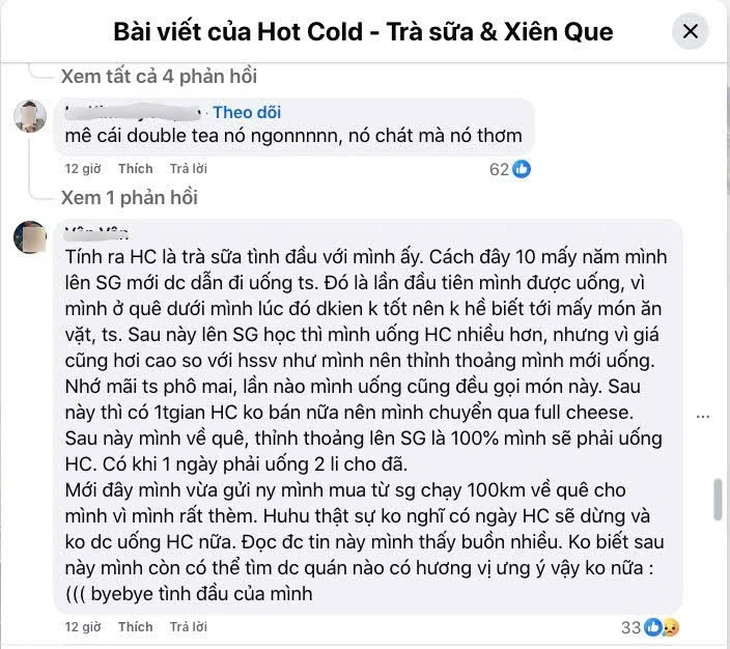 Hãng trà sữa nổi tiếng ở TP.HCM 14 năm tuổi sắp ngừng hoạt động - Ảnh 2.