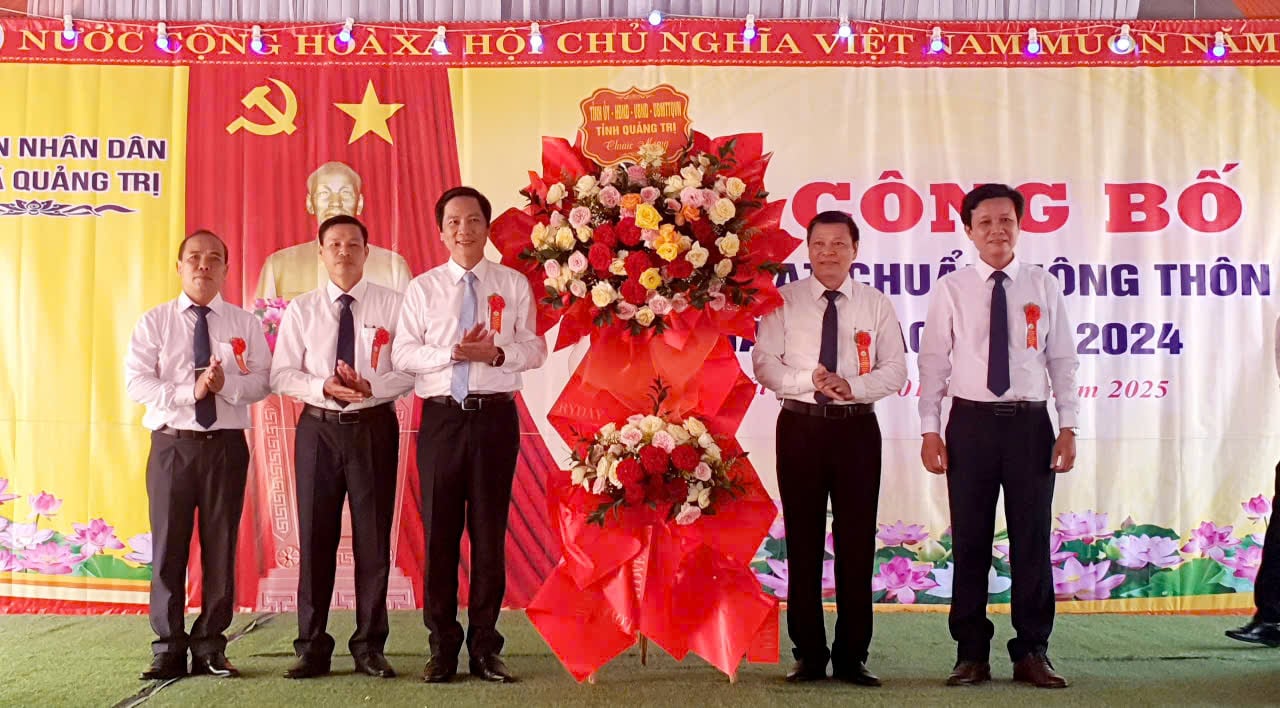 Công bố xã Hải Lệ đạt chuẩn nông thôn mới nâng cao
