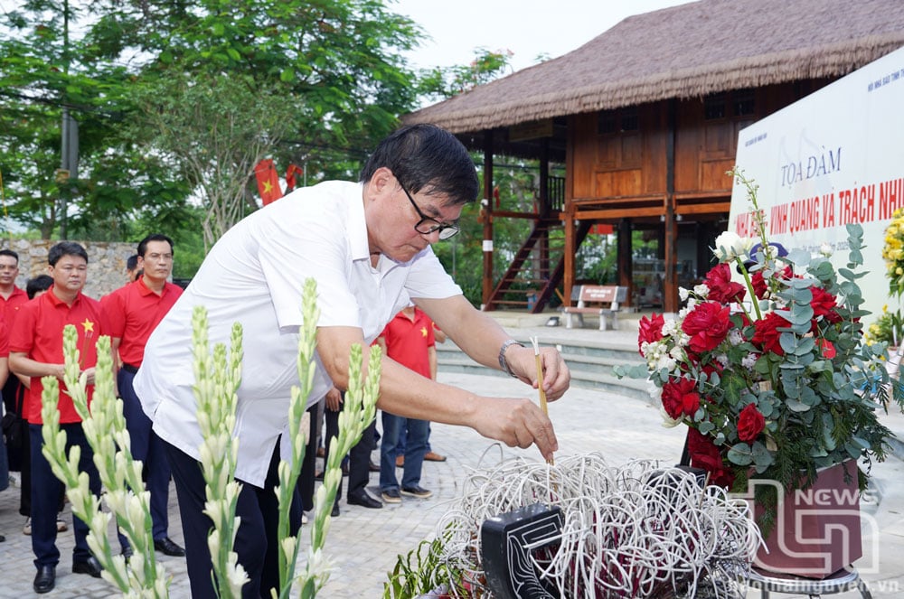 nhà báo Phan Hữu Minh, nguyên Ủy viên Ban Thường vụ, Trưởng Ban Kiểm tra Hội Nhà báo Việt Nam, nguyên Tổng Biên tập Báo Thái Nguyên
