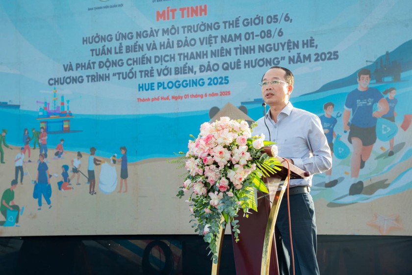 Ông Phan Quý Phương – Phó Chủ tịch UBND thành phố phát biểu tại buổi lễ.