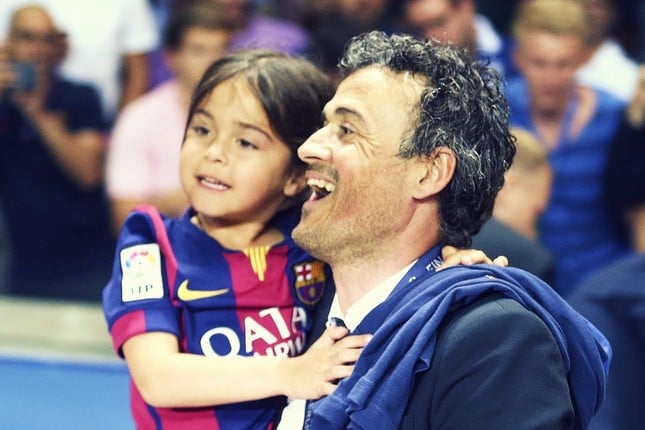 Vô địch và đi vào lịch sử, Luis Enrique hoàn tất ước nguyện với cô con gái đã mất ảnh 2