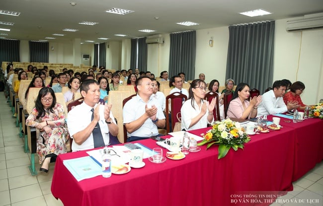 Đại hội Đảng bộ Viện Văn hóa, nghệ thuật, thể thao và du lịch Việt Nam nhiệm kỳ 2025 - 2030 - Ảnh 5.