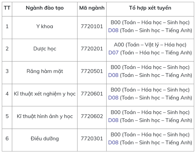Trường ĐH Y dược Hà Nội thêm 2 tổ hợp mới, vẫn xét chứng chỉ IELTS- Ảnh 2.