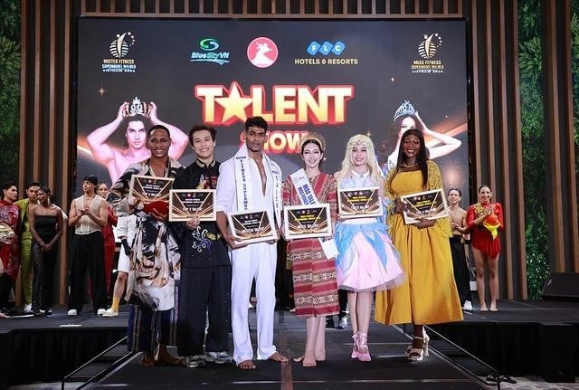 Sau nhiều giờ tranh tài, Mister Sri Lanka và Miss Philippines chiến thắng phần thi tài năng. Trong khi đó, Mister Philippines và Miss Vietnam giành được giải thưởng ở phần thi bình chọn. Ảnh: Kevin Trung/Kevin Studio