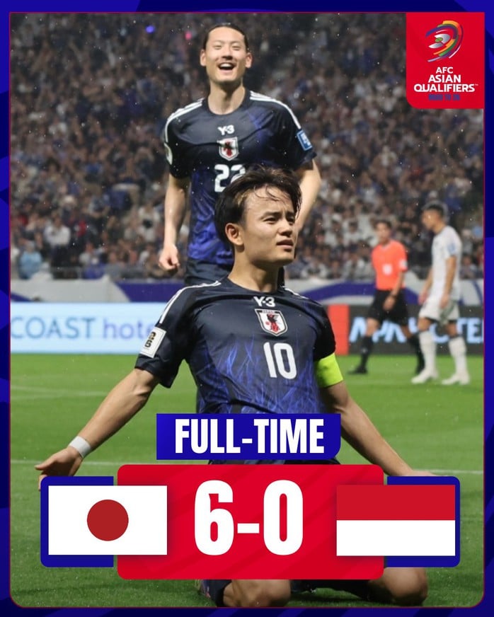 日本がインドネシアを6-0で圧勝 - 写真2。