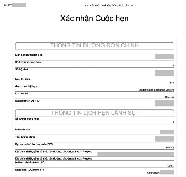 Mỹ cấp rồi lại hủy lịch phỏng vấn visa du học của người Việt - Ảnh 1.