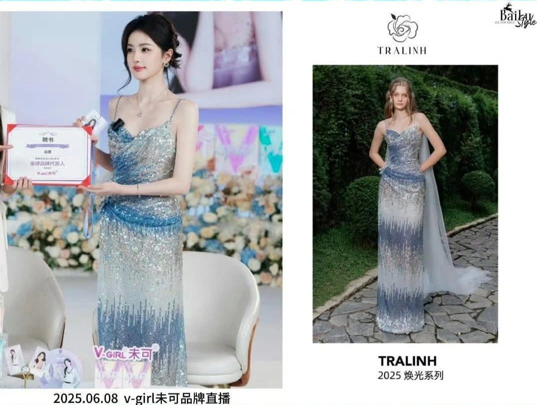 Nữ thần cổ trang Bạch Lộc khoe vóc dáng quyến rũ với thiết kế váy Việt - 5