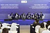 A high-level panel discussion at the Forum 