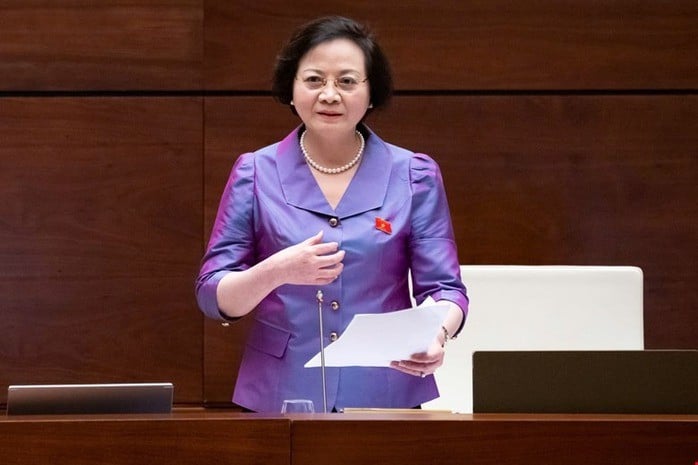 Bộ trưởng Bộ Nội vụ Phạm Thị Thanh Trà. Ảnh: Hồ Long