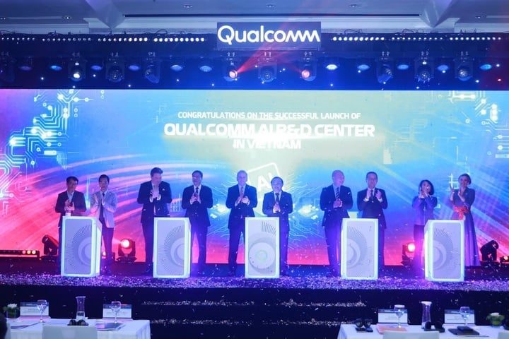 Lancement du centre de recherche et développement en IA de Qualcomm au Vietnam. (Photo : VGP/HM)