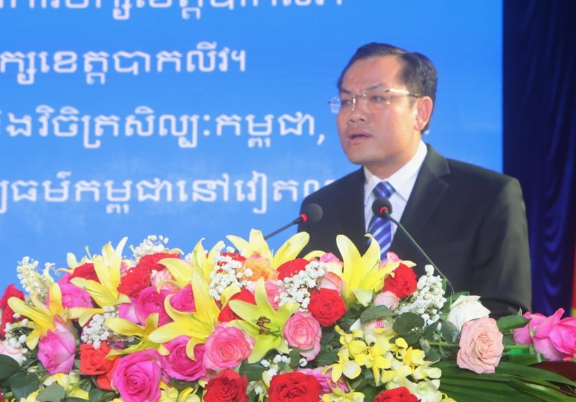 Ông Ngô Vũ Thăng - Phó Chủ tịch UBND tỉnh Bạc Liêu, phát biểu chào mừng khai mạc.
