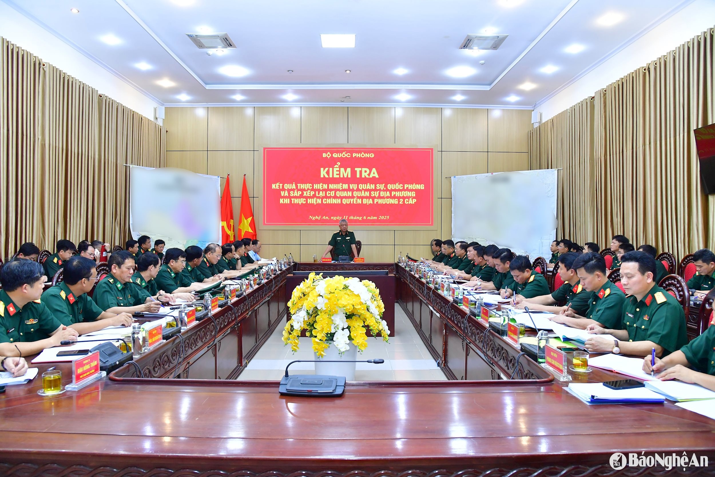 Quang cảnh buổi kiểm tra. Ảnh: Trọng Kiên