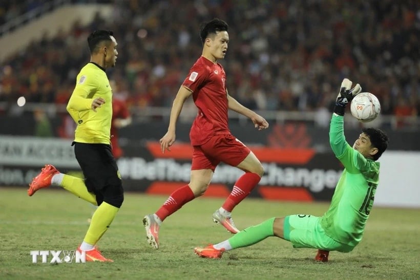 ทีมเวียดนามครองสถิติการเจอกันระหว่างมาเลเซีย (ภาพ: Minh Quyet/VNA)
