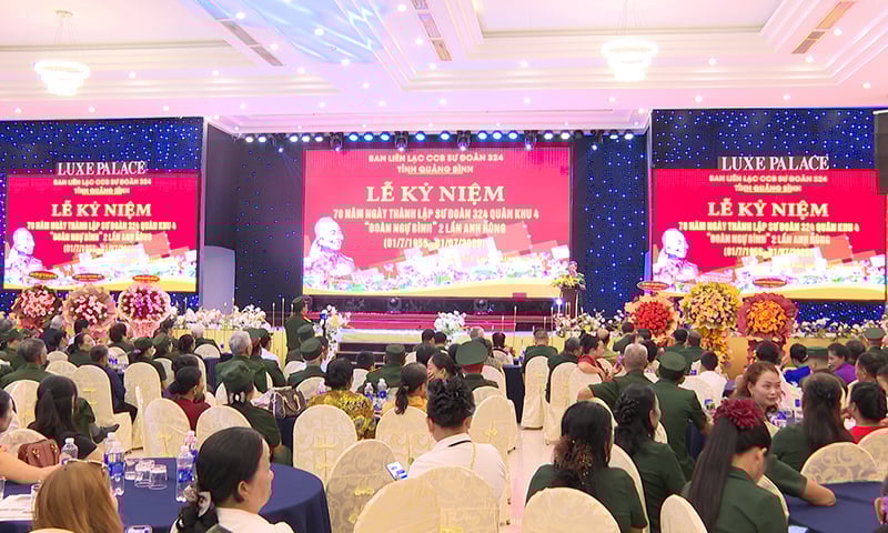 Quang cảnh lễ kỷ niệm.