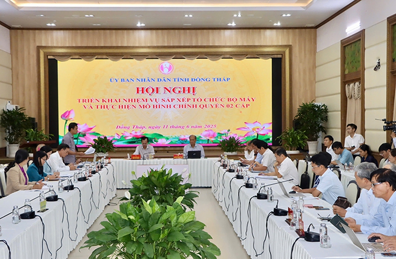 Đồng Tháp vận hành thử nghiệm hoạt động xã, phường mới từ ngày 16/6- Ảnh 2.