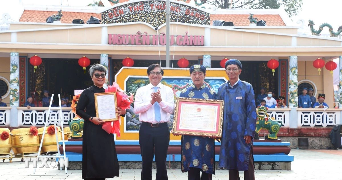 រំលឹកខួបមរណភាពរបស់ Thanh Hau Nguyen Huu Canh ជាបេតិកភណ្ឌវប្បធម៌អរូបីជាតិ។