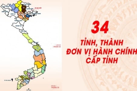 Tên 34 tỉnh thành của Việt Nam từ 12.6.2025