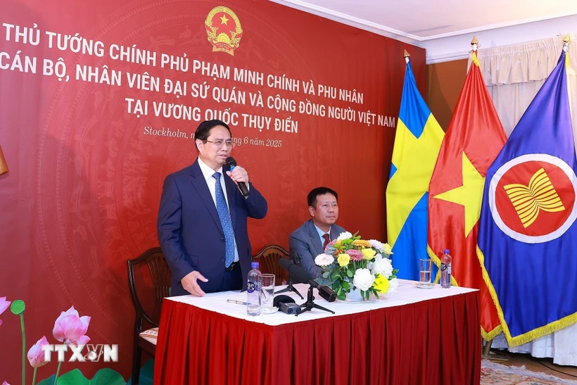 "Bà con làm việc, đóng góp tại Thụy Điển cũng như làm việc, đóng góp tại Việt Nam”