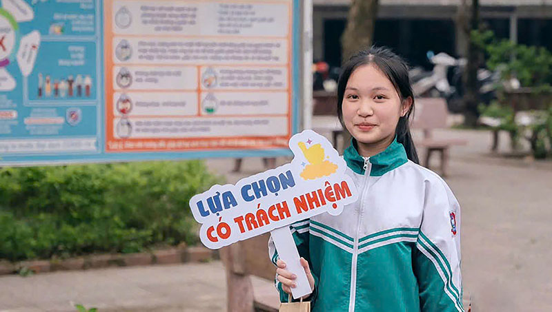“Choose responsibly”, a common message for young people.