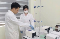 Das FBHC-Technologiemodell gewinnt Stickstoff und Phosphor aus Schweineabwasser im Labormaßstab zurück.