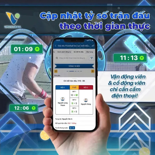 VPickleball – Bahnbrechendes Technologiesystem setzt neue Maßstäbe für Pickleball-Organisationen in Vietnam Foto 2