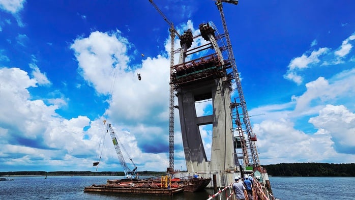 Cận cảnh dự án cầu có nhịp chính dài nhất Đông Nam Á, nối Bà Rịa - Vũng Tàu với Đồng Nai- Ảnh 3.