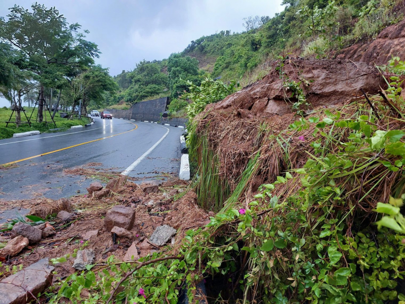 Da Nang: Besuche der Halbinsel Son Tra werden vorübergehend ausgesetzt, da starker Regen schwere Erdrutsche verursacht hat -1