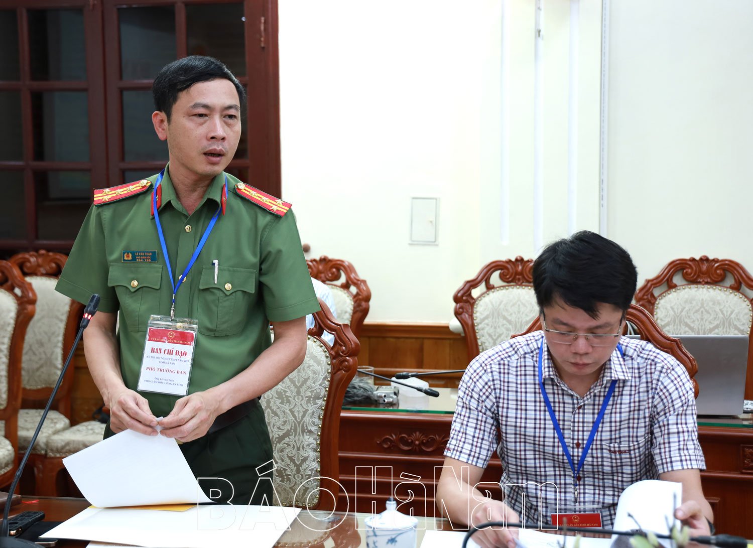 Thứ trưởng Bộ Giáo dục và Đào tạo Phạm Ngọc Thưởng làm việc tại Hà Nam