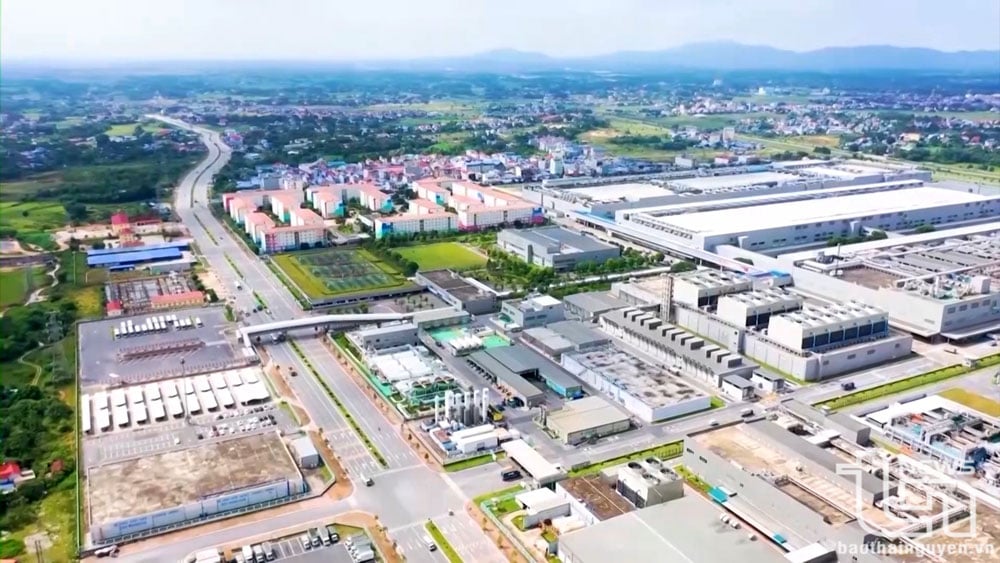 Khu công nghiệp Yên Bình (TP. Phổ Yên) đã thu hút được nhiều nhà đầu tư lớn.