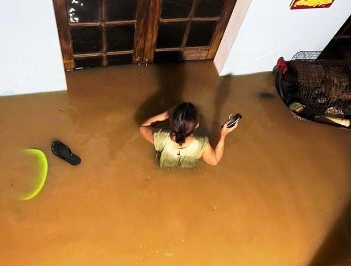 Storm No. 1 caused record rain in Quang Nam, 16,700 hectares of rice and crops were heavily flooded - Photo 6.
