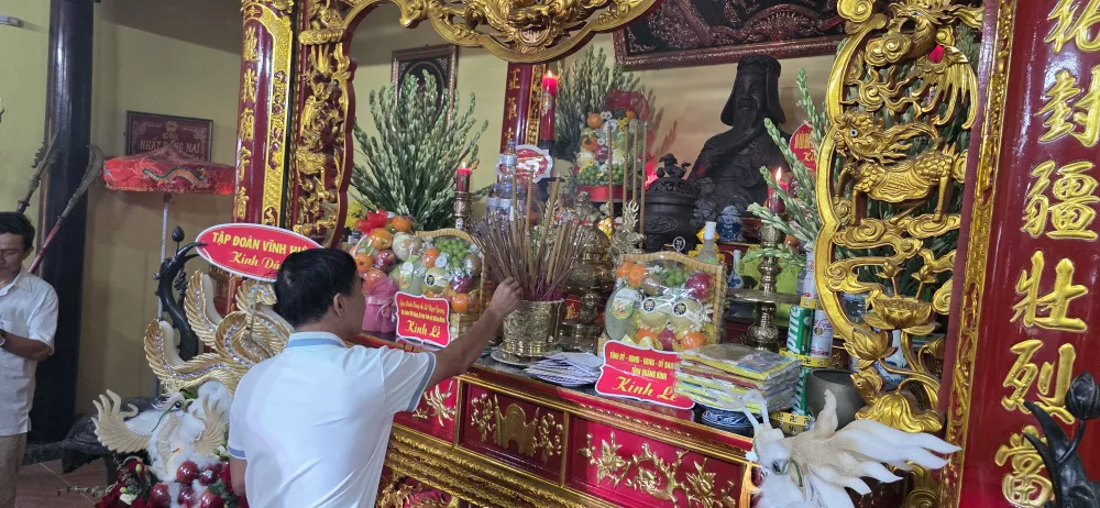 Lễ giỗ 325 năm Đức ông Nguyễn Hữu Cảnh tại quê nhà Vạn Ninh