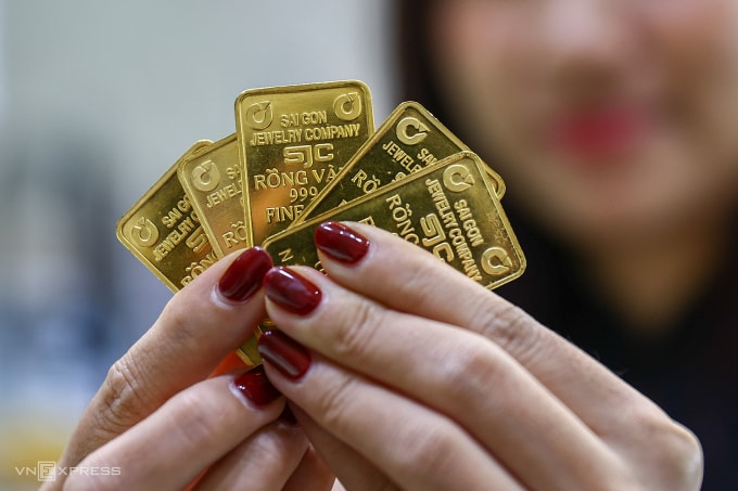 2025年3月、第3区のSJC本部にある金塊。写真：クイン・トラン