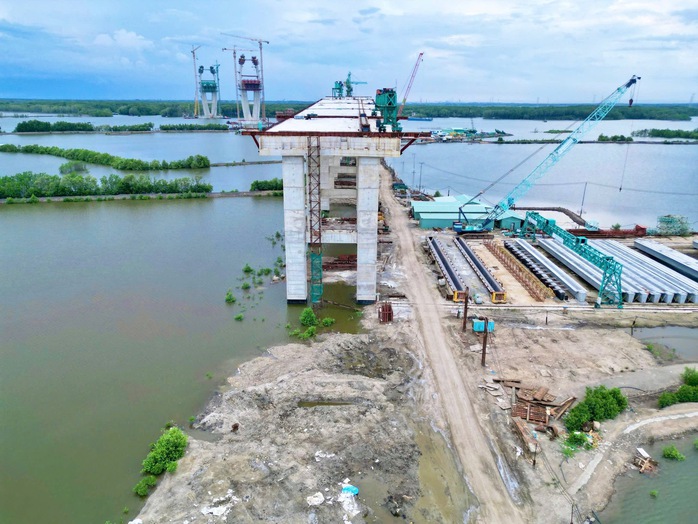 Cận cảnh dự án cầu có nhịp chính dài nhất Đông Nam Á, nối Bà Rịa - Vũng Tàu với Đồng Nai- Ảnh 9.