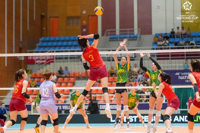Tuyển nữ Việt Nam toàn thắng, giành vé bán kết bóng chuyền AVC Nations Cup- Ảnh 1.