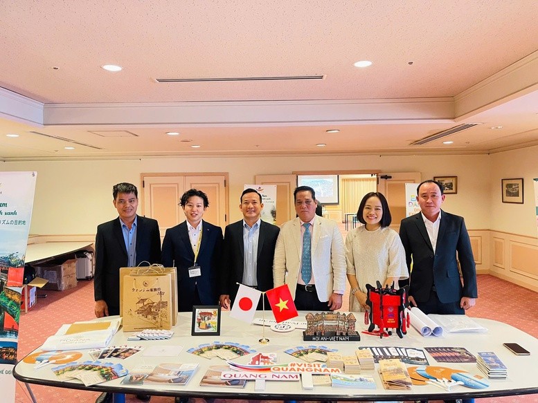 The Department of Culture, Sports and Tourism of Quang Nam province introduces and promotes the cultural and tourist destination of Quang Nam - Da Nang to Japanese partners, businesses and media.