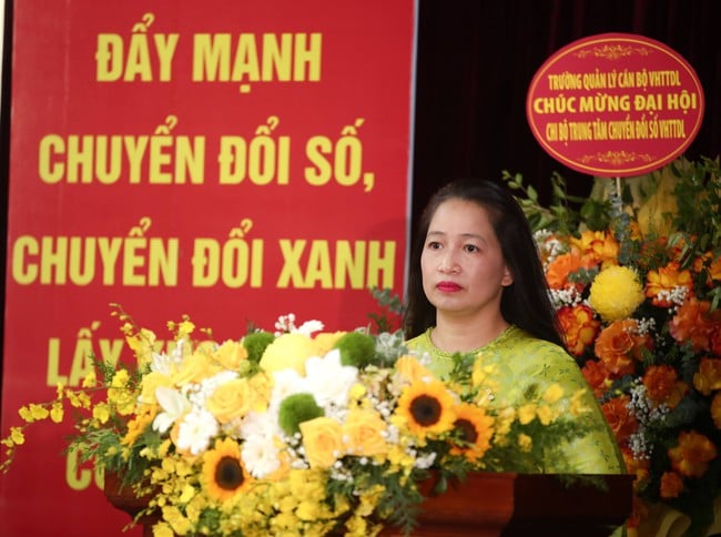 Trung tâm Chuyển đổi số Văn hóa, Thể thao và Du lịch tổ chức Đại hội Chi bộ nhiệm kỳ 2025-2030 - Ảnh 3.