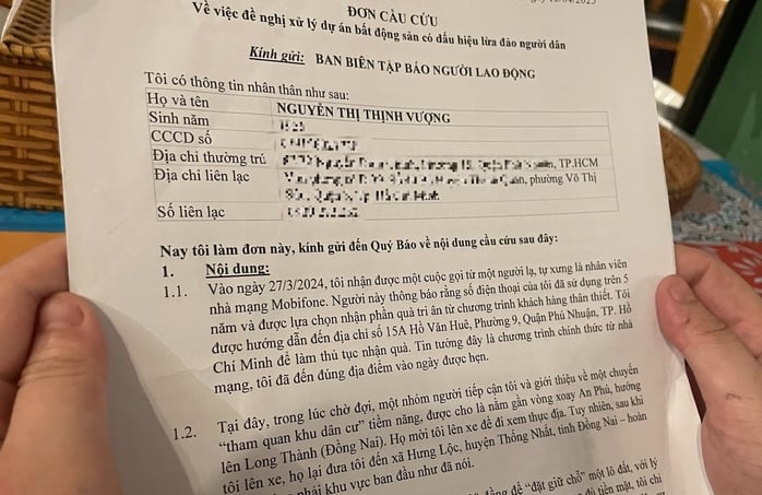 Bài học từ lá đơn cầu cứu của người phụ nữ 70 tuổi - Ảnh 1.