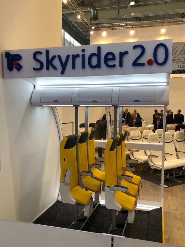 Ghế đứng máy bay Skyrider 2 . 0 Có thể xuất hiện trên chuyến bay giá rẻ sắp tới - Ảnh 1.
