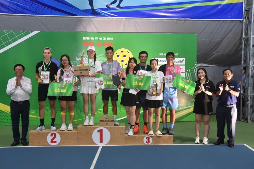 Sôi động Giải Pickleball Báo Người Lao Động lần 1-2025 - ảnh 4