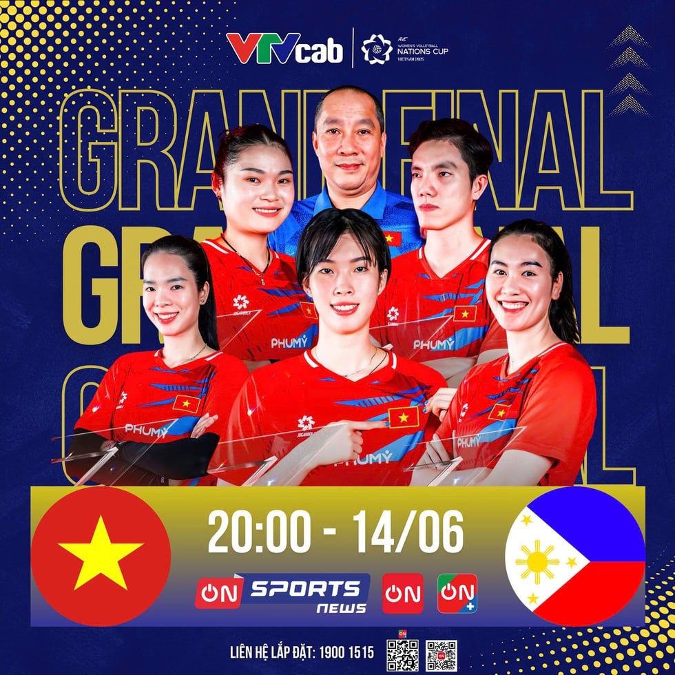 Xem trực tiếp chung kết bóng chuyền AVC Nations Cup, đội Việt Nam đấu Philippines ở kênh nào?- Ảnh 3.