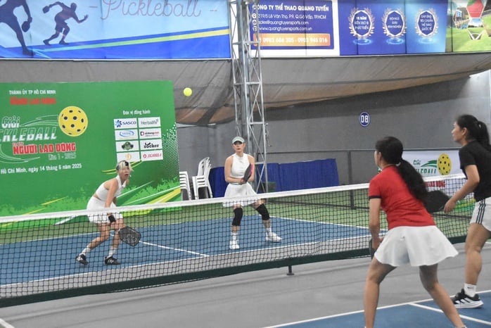 Giải Pickleball Báo Người Lao Động 2025: Tưng bừng khai mạc- Ảnh 6.